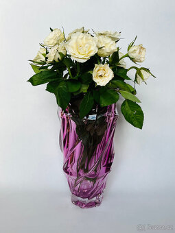 Křišťálová váza Flamenco 29 cm, Bohemia Treasury - 8