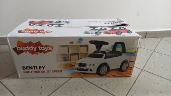 Dětské autíčko BENTLEY - bílá - 8