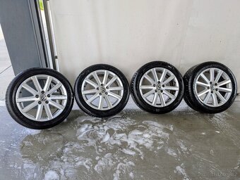 Predám originálne VW elektróny R17 + letne pneu 235/45 - 8