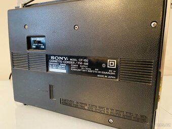 Radiomagnetofon Sony CF 150, 70.léta - 8