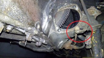 Zástavba starteru s planetovým převodem do vozu Tatra 613 - 8