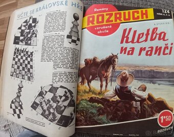 10 x vázaný starý časopis Rozruch 6. - 8