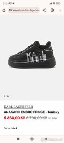 KARL LAGERFELD ANAKAPRI EMBRO FRINGE vel.38 - 8