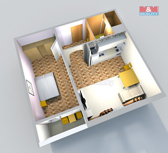 Podnájem bytu 1+1, 40 m², Česká Lípa, ul. Kolínská - 8