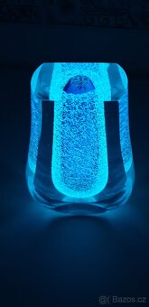 UMĚLECKÁ LUMINESCENČNÍ VÁZA DESIGN KAPKA - 8