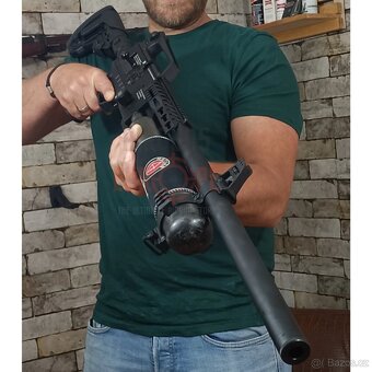 vzduchov.PCP sem,Full Hatsan Blitz 777 6,35 mm,optik 3-9x40 - 8