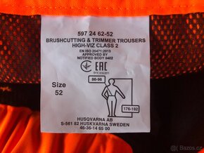 Nové kalhoty Husqvarna Technical pro práci s křovinořezem - 8