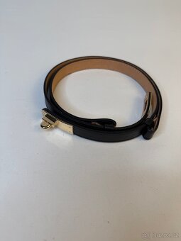 Nový kožený nastavitelný pasek vyrobený v Itálii - 8