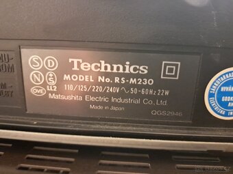 Tape deck Technics RS-M230 - absolutně TOP - 8
