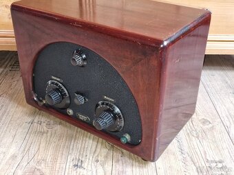 Starožitné rádio Ducretet, Paris, Francie, 7 lampovka, 1929 - 8