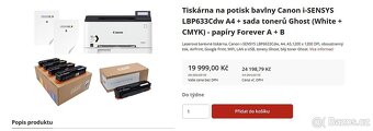 Wi-Fi Tiskárna s bílým tonerem Canon LBP623Cdw - 8