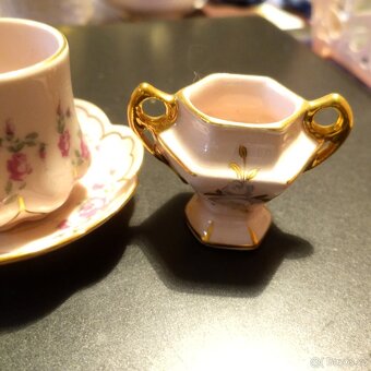 5 x růžový porcelán - 8