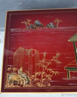 Starožitný čínský odkládací stolek - 8