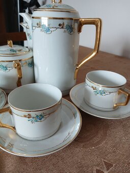 Zachovalý a starožitný porcelánový servis - 8