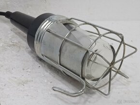 Transportka - Retro dílenská lampa - ČSSR - 8