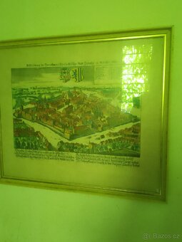 Obráží mapi starej česko - 8