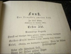 Goethes Werke 5-8 (v originále) r.1831 - 8