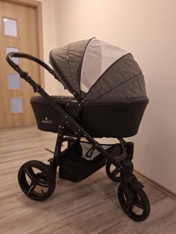 VENICCI Kombinovaný kočárek Shadow – Denim Grey - 8