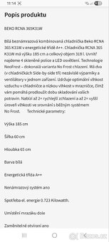 Lednice s mrazákem Beko - 8