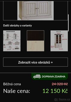 DŘEVĚNÁ VITRÍNA - 8