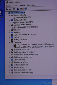 Menší Počítač AMD A6-6400k 4Gb DVD 1Tb HDD - 8