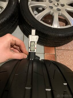 Alu kola Škoda R17 5X112 LETNÍ PNEU 225/45 R17 SPUTNIK - 8