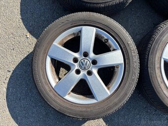 Alu orig letni sada VW Mugello 5x112 6,5J ET50 205/55 R16 - 8
