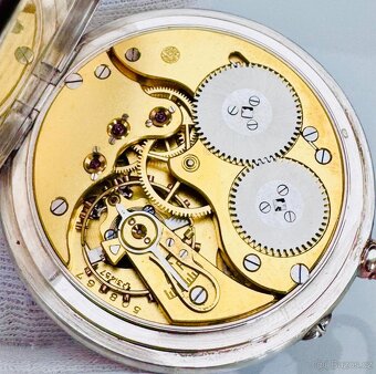 MUSEALNÍ CELO STŘÍBRNÉ PÁNSKÉ HODINKY IWC SCHAFFHAUSEN - 8
