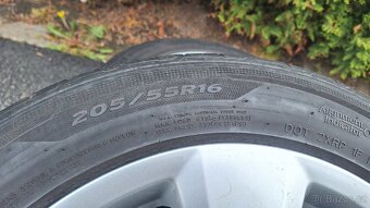 Alu kola originální Audi 5x112 včetně pneu 205/55 R16 - 8