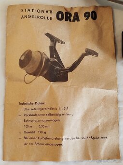 SBÍRKOVÝ RYBÁŘSKÝ NAVIJÁK GERMINA ORA 90 - 8