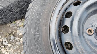 Sada 14" disků Toyota 4x100 + zimní pneu Nokian - 8