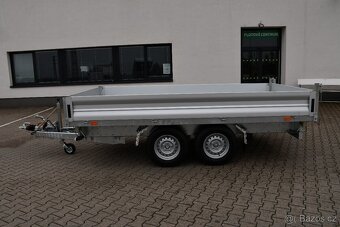 Třístranný sklápěcí přívěs do 3500 kg, 3,6 m - 8