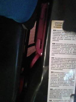 Dětská autosedačka zn. Zenith v modré barvě - 8