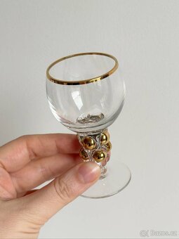 Pár vintage skleniček. Czechoslovakia. - 8