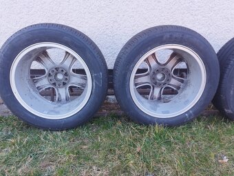 ALU kola 5x100 R16 Knife original Škoda+nové pneu 205/55R16 - 8