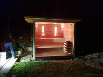 Venkovní sauna - firma SAUNFIT - 8