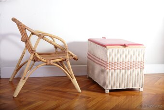 2 ks Retro ratanové křeslo Dětské ÚLUV - 8