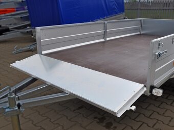 PROFI přívěs s plachtou, 295x145x35/170 cm, DVOUNÁPRAVOVÝ - 8