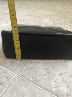 kabelka černá se sponou, retro - TOP STAV - 8