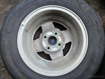 Prodám sadu Orig ALU kol Ford 185/70R13 letní - 8