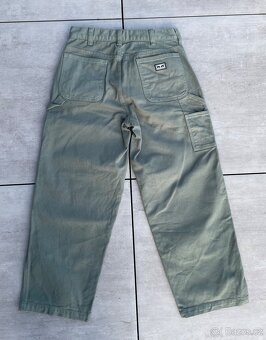 OBEY Carpenter Jeans Green Kalhoty Džíny - 8