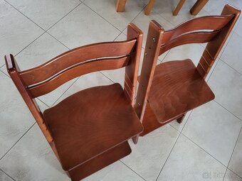 Rostoucí židle z masivu - 2 ks - 8