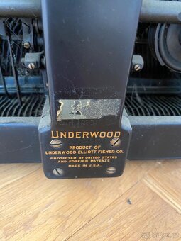 psací stroj Underwood - 8