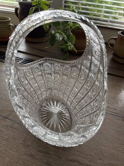Sada broušeného skla - HAND CUT LEAD CRYSTAL - Czechoslovak - 8