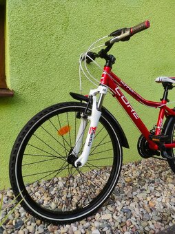 Značkové dětské kolo CORE NIPPER 24" (červená/bílá) - 8