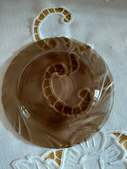 Retro kávová souprava skleněná Vereco France - 8