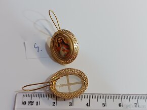 Zlaté náušnice 585/1000 14kt - 8
