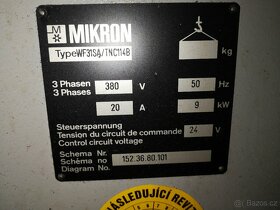 Univerzální cnc frézka Micron WF 31 SA - 8