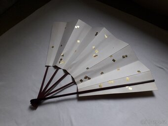 Japonské vějíře (s malbou/ kaligrafií) - 8