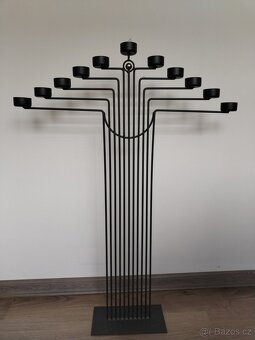 Originální kovový svícen 80 cm - 8
